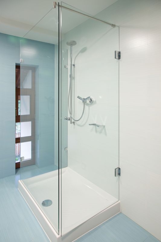 Stylish Shower with Tile Surround